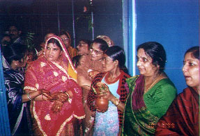 Ma awaiting her Kunwarji (janwai)