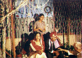 Nisha doing noon-rai