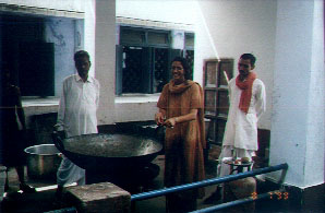 Bauji and Panditji look on