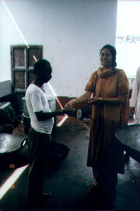 Tilak to the Halwais (chefs)