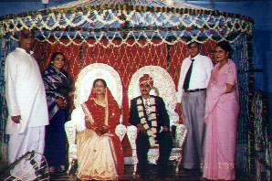 Jagdish chachaji with Maina mousi, Bitu and Neelu